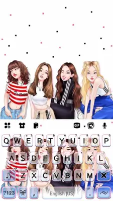 Cute Pink Girls Theme android App screenshot 0