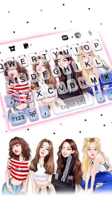 Cute Pink Girls Theme android App screenshot 4